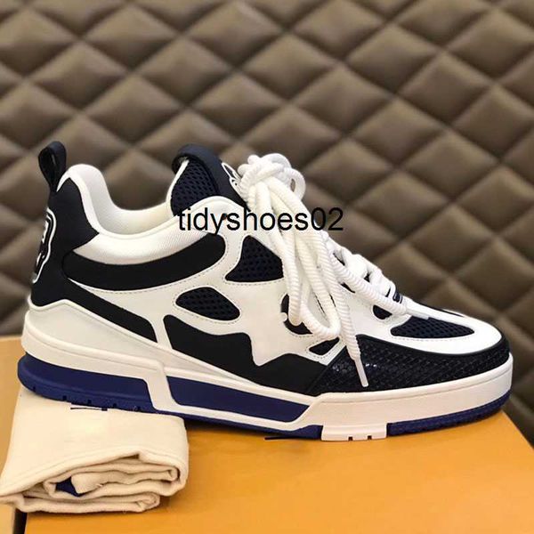 

new mens sneakers bread shoes fashion trend oblique side classic floral designer casual versatile mens outdoor driving airport walking high, Black