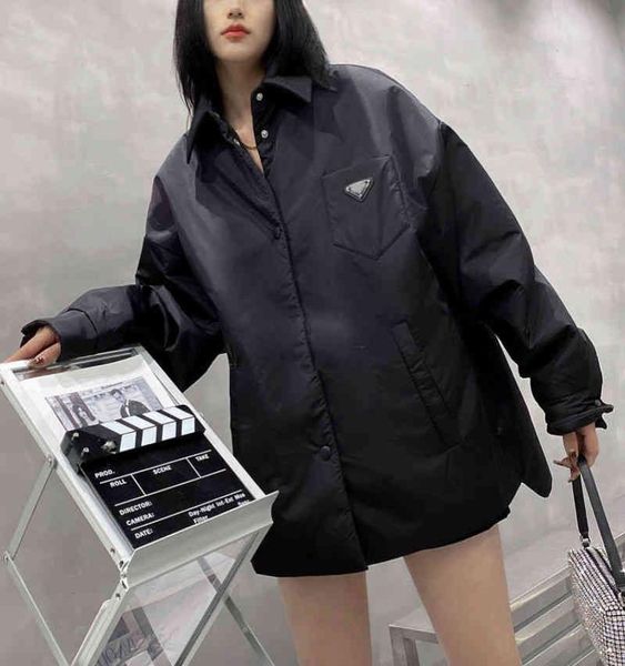 

long lapel cotton coat women039s new triangular single breasted coat in autumn and winter7921859, White