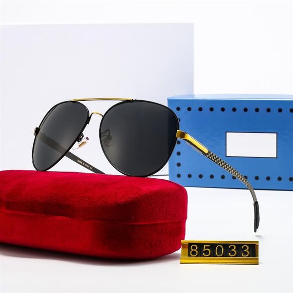 

2021 classic pilot sunglasses designer brand mens womens sun glasses eyewear glass glasse oval frames lenses 85033 wit316r, White;black