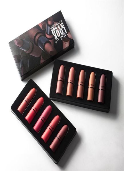 

woman cosmetic makeup mini lipstick sample set combination 5 pcs lipstick set lasting long moisturizing lip stick no decolorizatio1299887