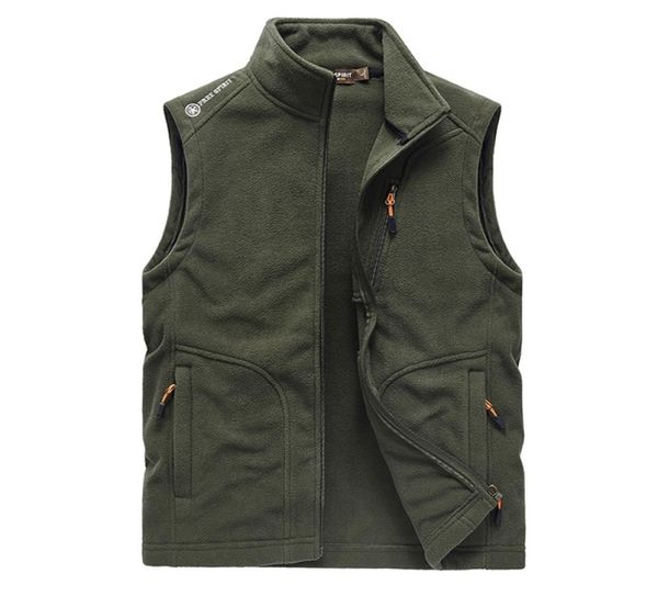 

windproof casual warm vest fleece polar fleece coat men jacket autumn and winter sleeveless waistcoat fashion 2111055548996, Black;white