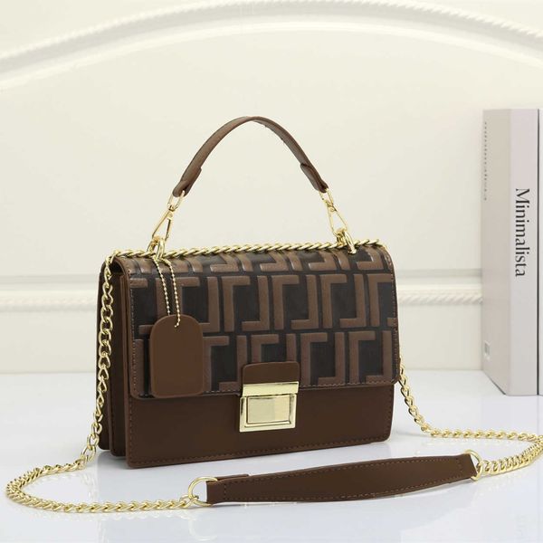 

fashion designer chain bag classic women evening bag envelope flap letter embroidery handbag tote high-quality leather crossbody bag purse