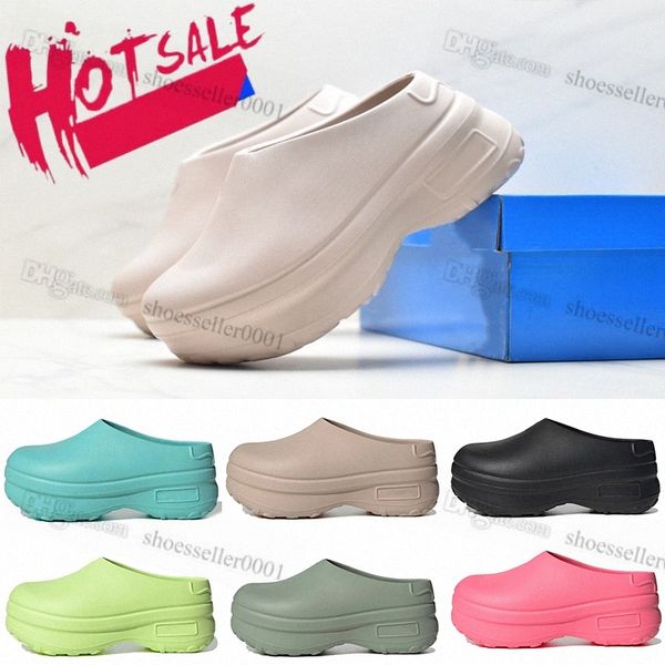 

2023 designer slippers adifom stan smith mule chef shoes for men women platform slipper slides sandals core black wonder taupe aqua lucid pi