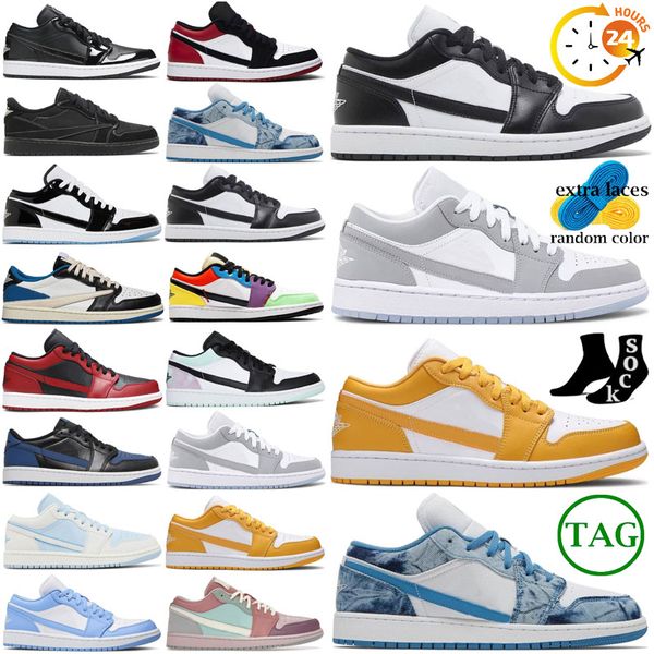 

size 13 jumpman 1 1s lows shoes men women panda dark mocha off chicago wolf grey bred toe black phantom panda concord patent university blue