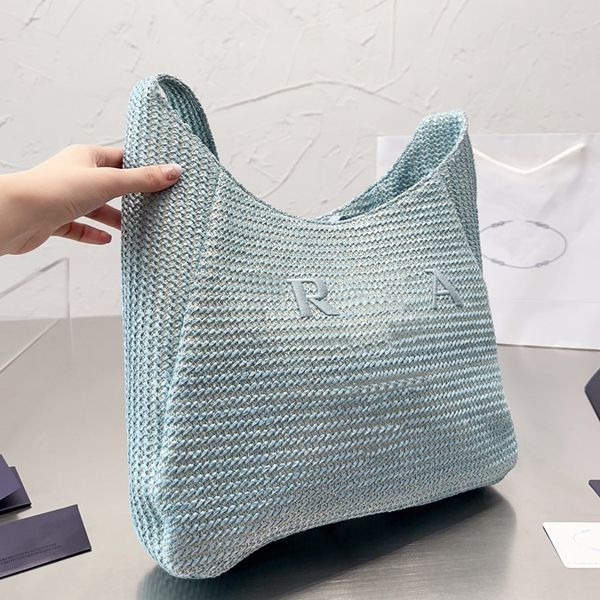 

letter bags handbag shopping bags new fashion raffia straw bag womens mens luxury designer large capacity totes purses beach basket