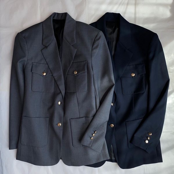 

new autumn women's jackets 2023 fashion 2 color button ladies coat women single breasted loose design blazer lady elegant jacket, Black;brown