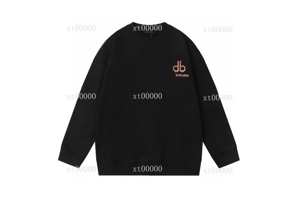 

mens designer sweaters hoodies famous hip hop men women hoodie street cotton loose fit sleeve sweatshirt womens casual round neck long sweat, Black;brown
