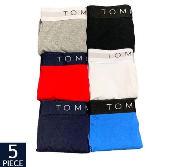 

underpants 5pcslot men soft boxers underwear seamless shorts u convex designer breathable cotton boxer panties6519324, Black;white