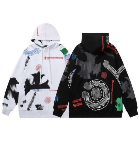 

men039s luxury fashion sweatshirts designer classic women jackets hoodies zipper hooded sweater casual cross pullover sanskrit 1077832, Black