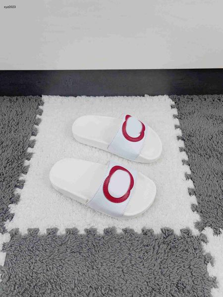 

23ss designer kids sandals summer girl slippers stylish and minimalist design child shoes box packaging children' size 26-35, Black;grey