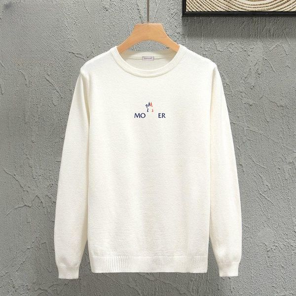 

designers pullover sweater men women fashion man woman keep warm knit autumn winter black grey khaki snitwear long sleeve clothes warm under, White;black