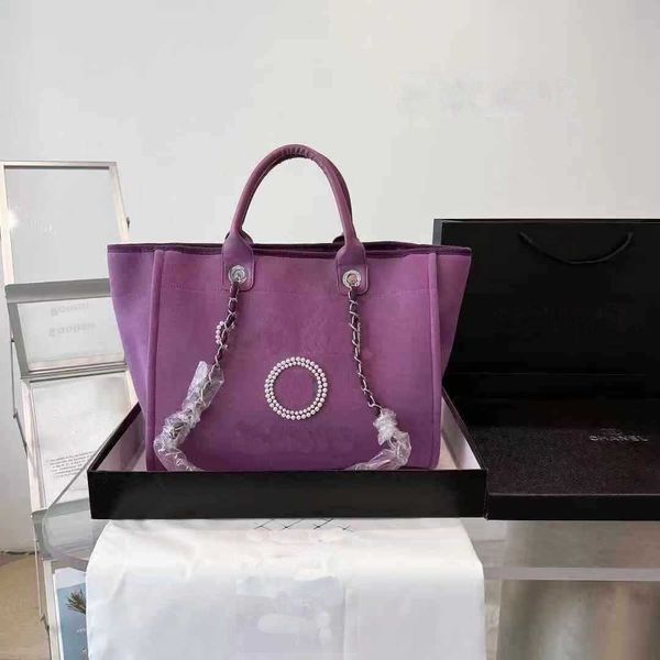 

women's handbag beach bag fashion knitted wallet shoulder large tote bag with chain canvas shopping bag 23bags