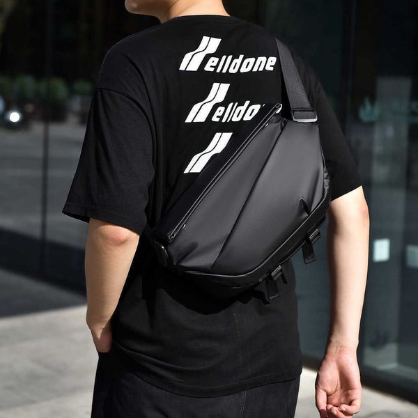 

satchel men's ins cool bag men's student single shoulder bag men's backpack men's single shoulder messenger function mes