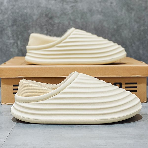 

men winter home autumn new product white black warm winter cotton slippers wood floor home mop warm breathable outdoor shoes