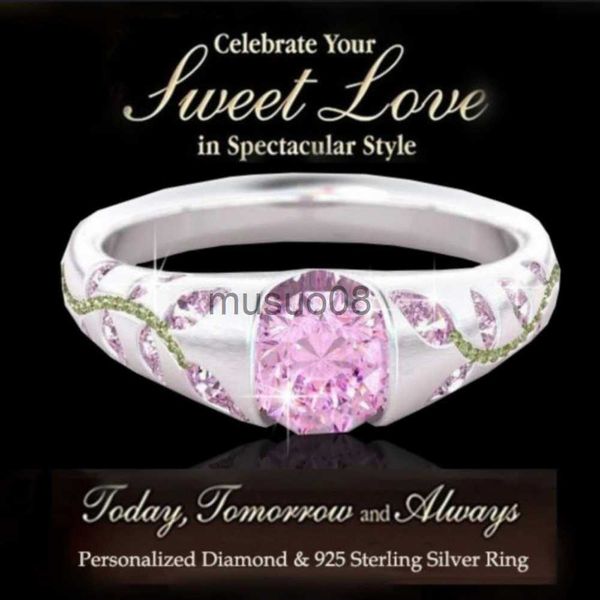 

band rings fashion multicolor exquisite leaf inlaid zircon rings for women wedding holiday gift simple luxury jewelry accessories wholesale, Silver