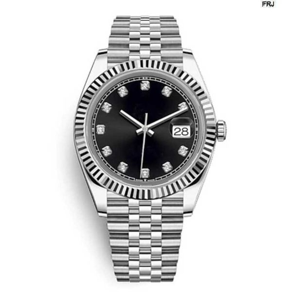 

rolaxs watch diamond fashion mens mechanical automatic 41mm dial sapphire cystal ladies 2813 stainless steel montre de luxe wristwatches frj, Slivery;golden