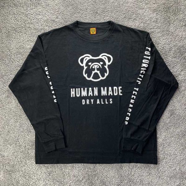 

men's t-shirts 2021ss human made fashion t shirt men 1 1 dog print dry all t-shirt human made women tee men clothing, White;black