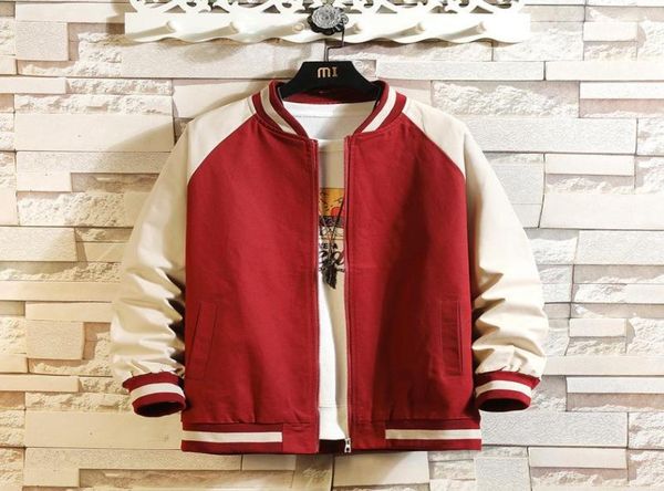 

men039s jackets 2022 men baseball jacket mens hip hop streetwear coat retro black patchwork harajuku bomber windbreaker oversiz7809308, Black;brown