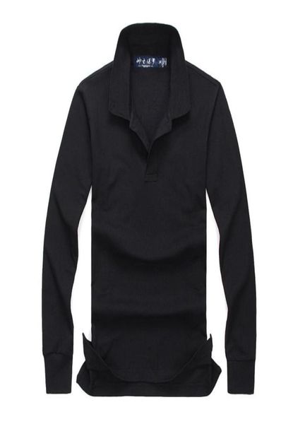 

highquality men039s fashion longsleeved polo shirt casual men039s polo shirt long sleeves size sxxl men039s autumn and7389710, White;black