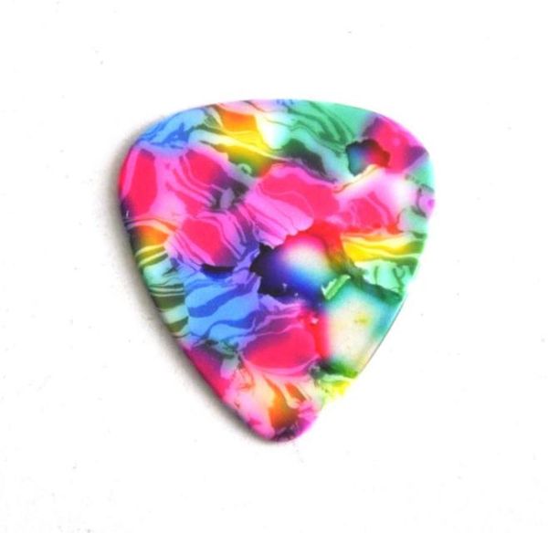 

lots of 100pcs heavy 096mm blank guitar picks plectrums celluloid tie dye for electric guitar8450870