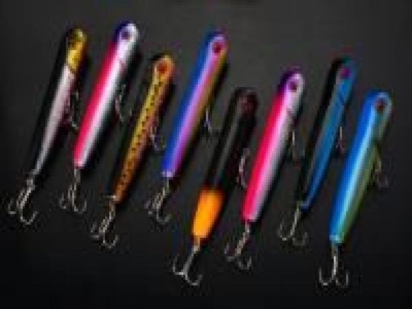 

whole 20 pcs fishing lures popper hand baits water hook bass 115g85cm9331844