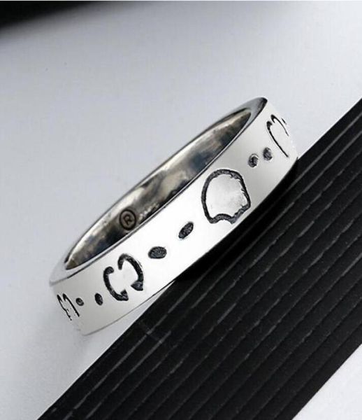 

2022 designer extravagant channel set love ring gold silver rose stainless steel letter rings fashion women men weddin3007330