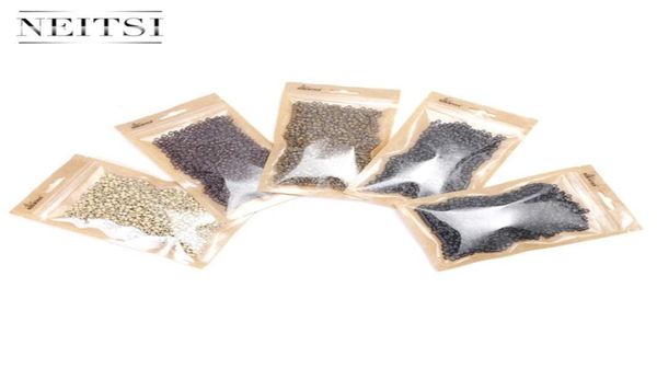 

tools silicone micro ringsbeads 1000pcsbottle whole blonde brown color china post 5185406, Black