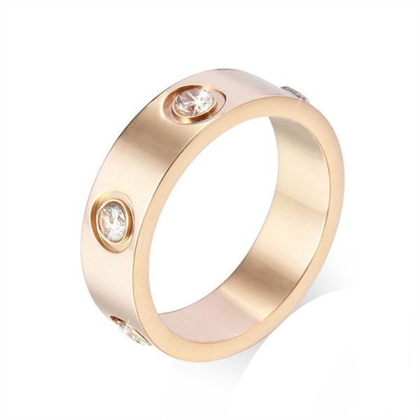 

ring designer rings designer jewelry rings for women luxury brand fashion classic stainless-steel 18k gold silver diamond rings for couple e