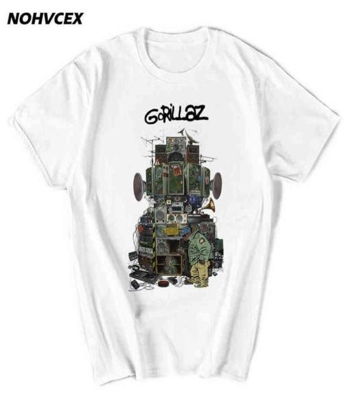 

gorillaz multi boomboxes shirt g1224012345678910114803143, White;black