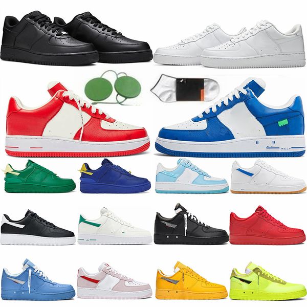 

running shoes for men women abloh white red royal triple black mca volt celestine blue pine green mens leather sports sneakers flat walking
