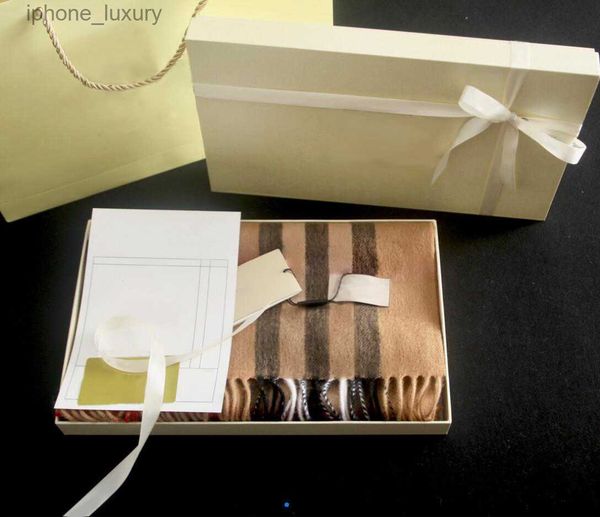 

scarves designer scarf cashmere classic plaid fringed scarf for mens womens 100% packaging bag luxury fashion accessories with box, Blue;gray