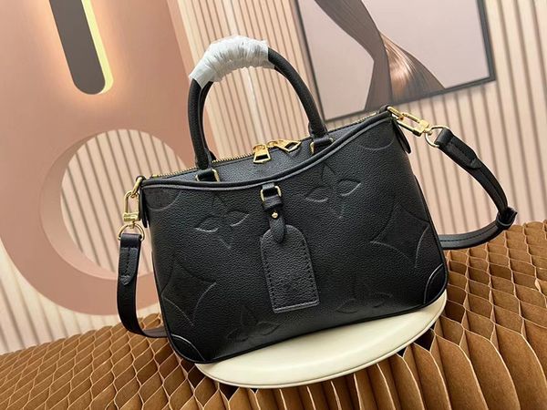 

designer tote bag luxury handbag women shoulder bags flower pressed clutch bag trianon with tag purse fashion totes wallet purse genuine lea