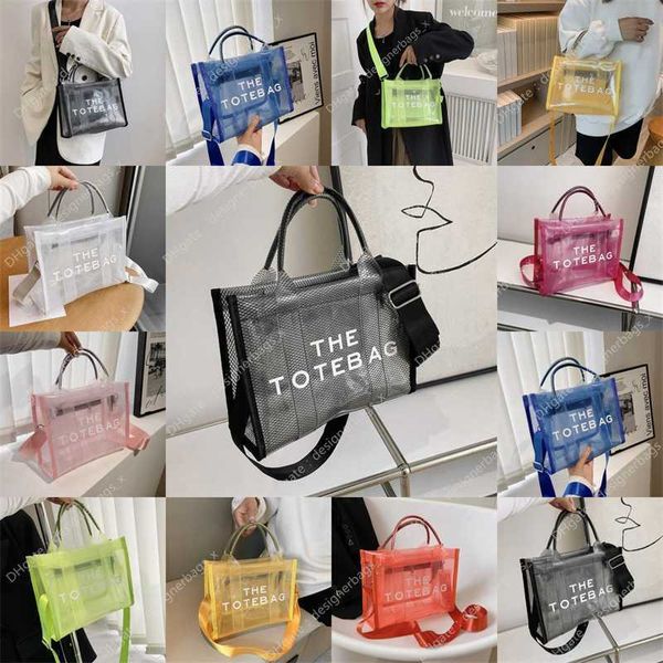

women this travel year's designer clutch popular essential transparent jelly portable bags for 2023 trend large capacity one shoulder w