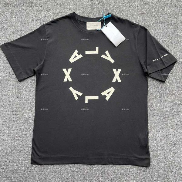 

men's t-shirts good quality 2023ss alyx 1017 9sm fashion t-shirt men 1 1 alyx women oversized t shirt real tag tee, White;black