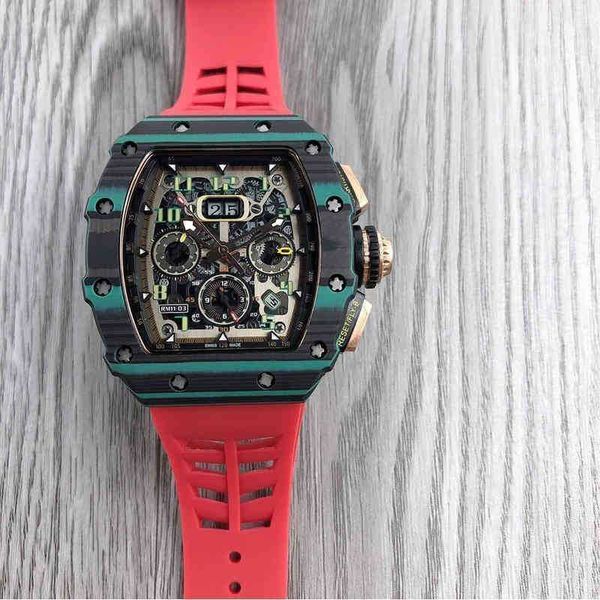 

multi-function superclone watches wristwatch designer luxury mens mechanical watch business multifunctional fashion trend carbon fiber trans