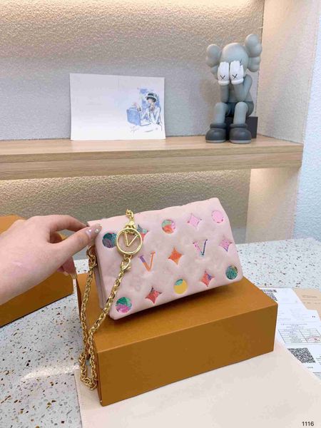 

bag designer multi felicie pochette women chain bags wallet messenger leather handbags shoulder flower purse crossbody bag 23bags