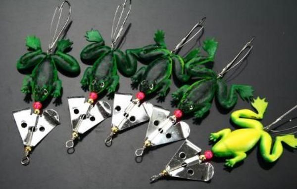 

fishing lures frog weedless crankbait hooks bass 63g w0125852925
