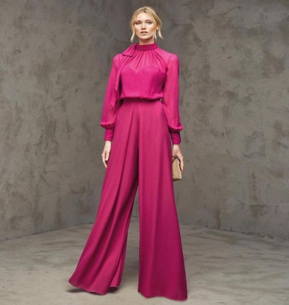 

vestidos formales ever pretty two piece empire mother of the bride pant suits high collar lady prom suit gowns vestido de madrinha8468227, Black;red