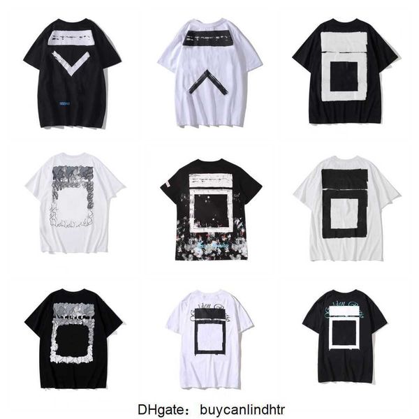 

new designer luxurys mens t shirt black offss whitess green off design letter shirts men women t-shirts short sleeve oversize 9dtm, White;black