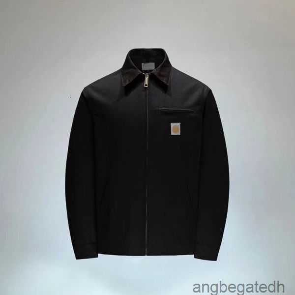

mens jacket vintage style classic designer detroit work coat jacket streatwearh375, Black;brown