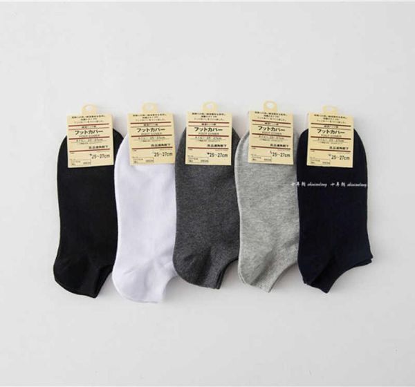 

whole20 pairslot short opening men039s sports socks pure color casual sock for men 6 colors6899904, Black