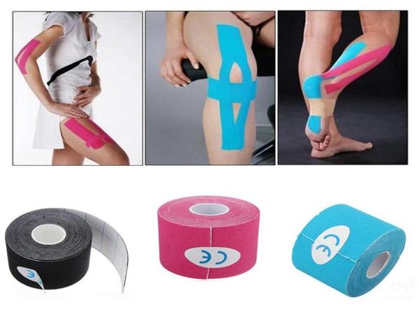 

5cm5m taping kinesiology tape kinesiologico adhesive sport tape muscle cinta kinesiologica kinesiotape sport elastic bandage2738564, Black;gray
