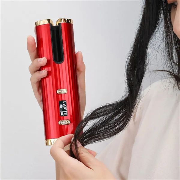 

wireless charging automatic curling iron hair curler, Black