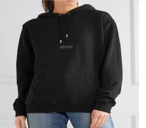 

02mens clothing hooded mens women brand designer hoodies high street print hoodies pulloverxxl13fila xl13ysl winter sweatshi9774282, Black