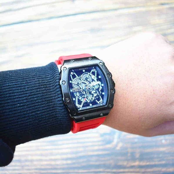

watch designer luxury mens mechanics watch richa milles wristwatch world war ii men's mechanical limited edition green disc water ghost