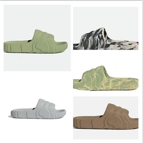 

2023 slippers bone onyx resin pure ochre holes foams runner designer slides sand vermilion moon grey sandals size 36-47 pantoufle fashion mu, Black