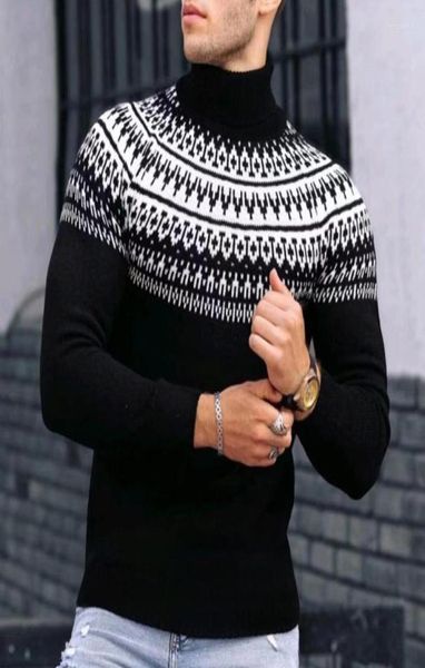

men039s sweaters autumn men solid color turtleneck sweater tight pullover korean striped slim fit knittwear warm knit bottoming5736995, White;black
