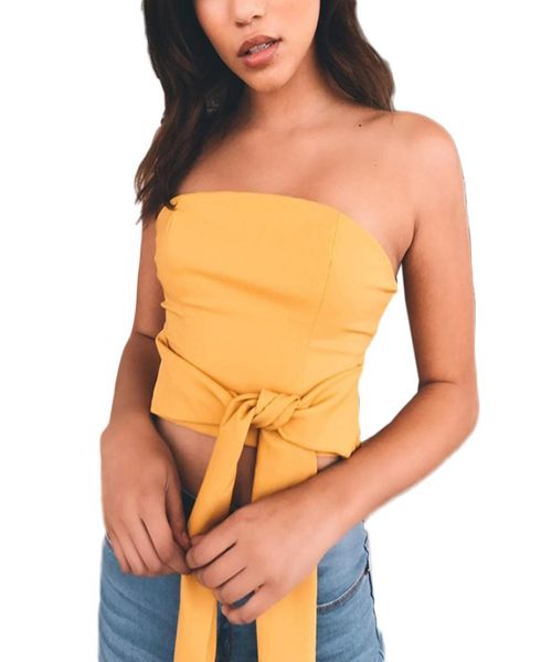 

women strapless lady solid bandage elastic boob bandeau tube bra lingerie breast wrap crop 5711552, White