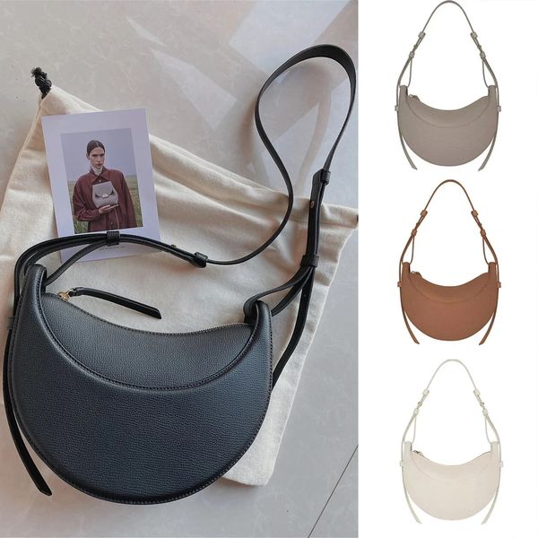 

fashion numero dix luxury designer beach bags mirror quality shoulder genuine leather handbag cross body tote womens half moon bag cyme mens