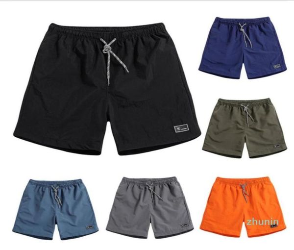 

mens summer quick dry thin beach shorts fitness sweatpants gyms workout male short pants spodenki meskie plus size d12819848, White;black